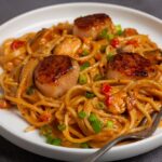 How to Prepare Cajun Seafood Pasta with Scallops and Mussels
