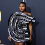 Janelle Monáe Wears Circular Avant-Garde Mini Dress at NFL Honors