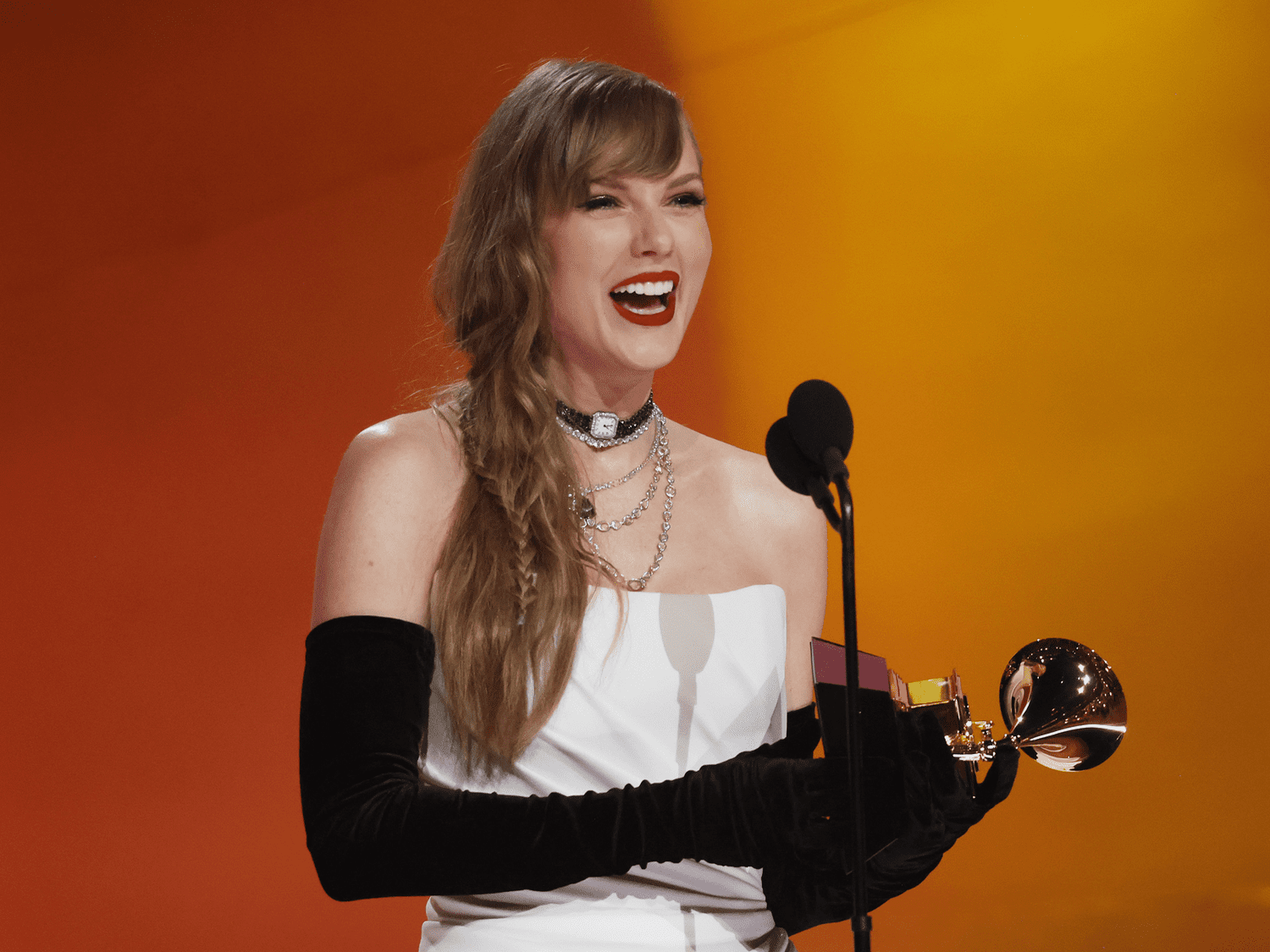 Grammys 2024 Taylor Swift Wins Historic Fourth Album of Year